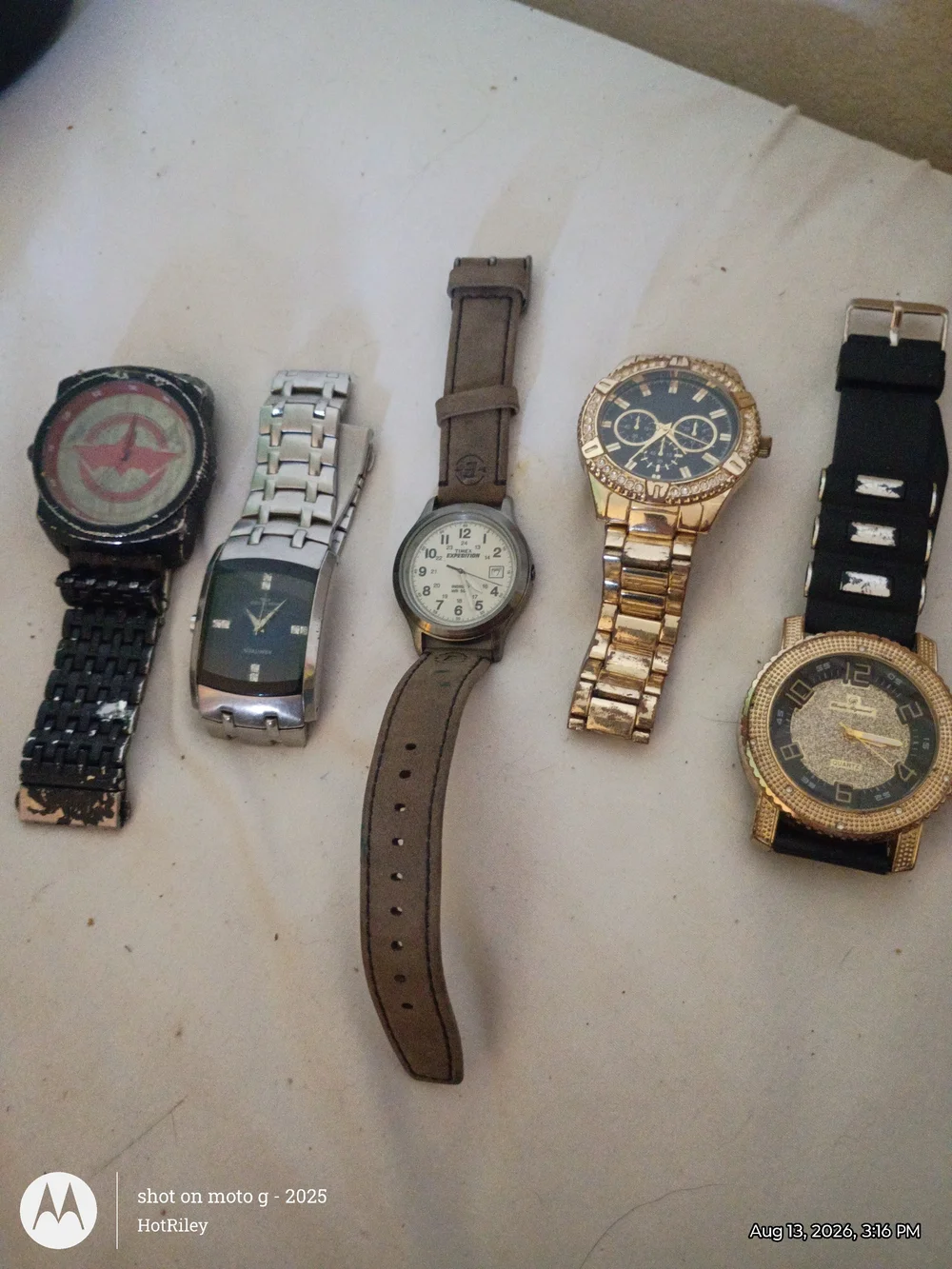 Assorted Men's Watches - Brown Leather Strap Watch Featured